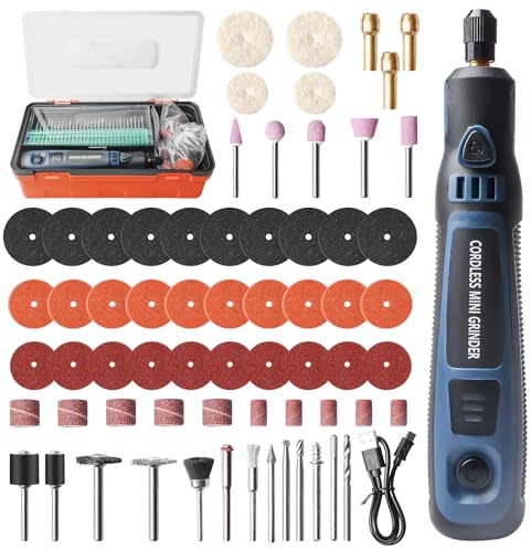 Penna elettrica per incisione, kit di strumenti per incisione elettrica, senza fili, ricaricabile, con regolatore a 3 velocità (fino a 15.000 giri/min), set di strumenti per incisione per gioielli