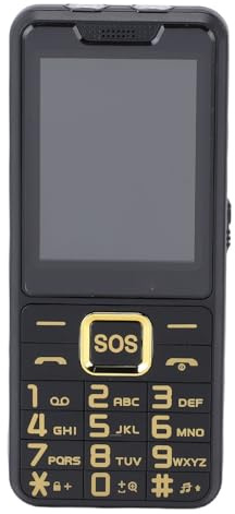 YUEHISY 2G Handy Entsperrt, Große Taktile Schlüssel, Sprachankündigung 2,6 HD Display Dual SIM GSM 850/900/1800/1900 MHz (Black)