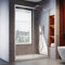 ELEGANT 1500mm Sliding Shower Door Reversible Bathroom Shower Enclosure Cubicles