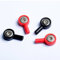 KONMED Adapter-Snap, 2 rote und 2 schwarze Elektrodenkabel, Schnappverschluss, 3,9 mm, Steckloch 2,0 mm, 4 Stück