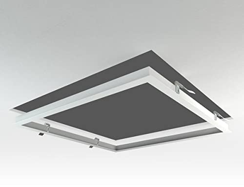 LongLife LED Panel Einbaurahmen 62x62cm weiß Deckeneinbau Montagerahmen für Rigipskartondecke