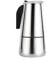 Stovetop Espresso Maker, Reusable Stainless Steel Italian Moka Coffee Pot with Bakelite Handle Moka Express for House, Office,.(450ml)