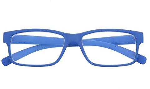 DIDINSKY Lunette Anti Lumiere Bleue pour Homme et Femme. Lunettes de Lecture ou Gaming. Toucher en Caoutchouc, Branches Flexibles et Verres Antireflet. Klein +3.0 -THYSSEN