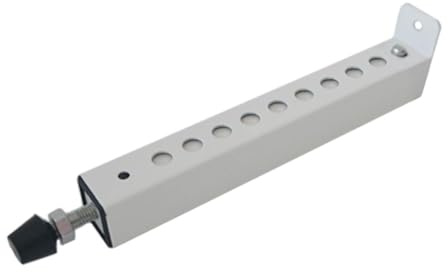 JEACENT AC Security Window Lock Bar, Window Security Bars - Sturdy Steel, Extends from 10 to 17 1/2 for Sliding Windows with AC Unit Installed