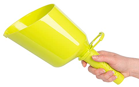 Garden and wild Bird Food Scoop Shovel - Jacobi Jayne® flo™ Seed Scoop - Bird Feeder Accessories Scoops, Small Plastic Bird Seed Scoop for Seed Blends and Mixes.