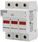 Heschen Zylinderförmiger Sicherungshalter, Sockel RT18–32(X), 32A AC690V, 3-polig, DIN-Schienenmontage, für RT18 RO15 10 x 38 mm Sicherung, CE UL gelistet