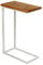 BestLoft.de Kleiner Beistelltisch Couch Schwarz Weiß Holz Laptoptisch C Form Sofatisch Side Table Tabletttisch Eiche Bed Table Nachttisch hoch Laptoptisch für Couch Kleiner Wohnzimmertisch (CWHB-W)