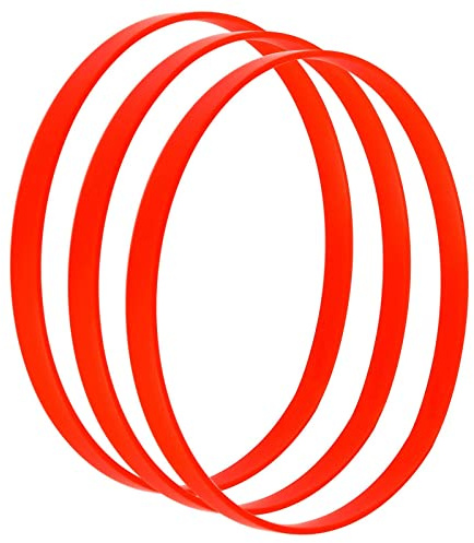 Urethane Band Saw Tires 6 x 3/8 x.095 for 3-wheel 10 Craftsman BandSaw | Band Saw Replacement Tires Models: 133.24451 113.244512 & 113.244513 Bandsaw Wheel Accessories (3-Pack)