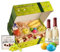 Hansen Obst - Geburtstags Geschenkbox - fruchtige Obst-Box - “Sektfrühstück” - Präsentkorb - Obst-Geschenkset - gefüllte Obstkiste - Geschenk Obstbox Die Moderne