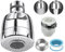 Aérateur de Robinet, Embout Robinet Cuisine Avec Rotation à 360°, Embout Robinet Avec 2 Modes D'écoulement de l'eau,Installation Facile universel pour la Plupart desC Robinets Conventionnels
