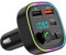 Trasmettitore Fm Bluetooth Auto,adattatore Radio,mp3 lettore musicale per auto,Chiamata Vivavoce,2 USB Port 5V/3A,Ricarica Rapida PD 20W,Tipo-C e QC3.0,Supporto TF Card/Chiavetta USB
