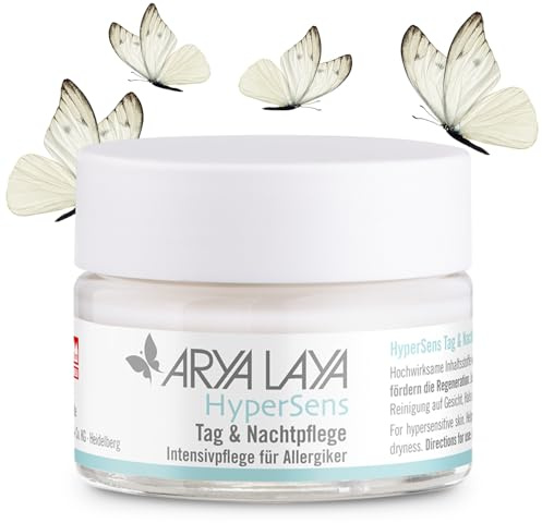 ARYA LAYA HyperSens Tag & Nachtpflege, 50 ml | Intensivpflege speziell für Allergiker, beruhigt, spendet Feuchtigkeit, unterstützt die natürliche Regeneration der Haut