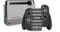 Folien Skin für Spiele Konsole Joy-Con und Ladestation Aufkleber Set Top Schutz gegen Kratzer Design Sticker Cover passgenau selbstklebend RX021 (Nr. 19 Entertainment System)