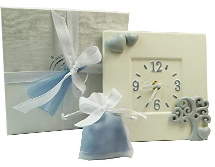 Bonboniere Hochzeit Box Uhr Herzen Baum Leben Avio