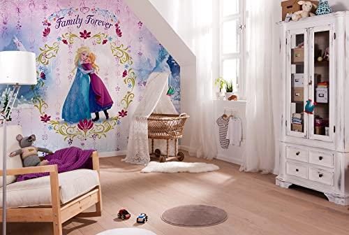 Komar Vlies Fototapete - Frozen Family Forever - Größe 400 x 260 cm, Bunt