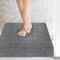 Mkitnvy Tapis de Douche antidérapant, 80x80cm, Tapis de Bain de Sécurité Confort Doux avec Trous de Drainage, PVC Luffa Tapis de Bain pour Salle de Bain, pour Salle de Bain et Zones Humide