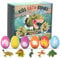 Bezavea 6 Pack Bath Bombs for Kids with Surprise Dinosaurs Toys Inside, Handmade Large Bath Bombs Gift Set, Natural Essential Oil SPA Bath Fizzies Set, Christmas Birthday Gifts for Boys Girls
