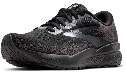 Brooks Damen Ghost 16 GTX Sneaker, Black/Black/Ebony, 40 EU