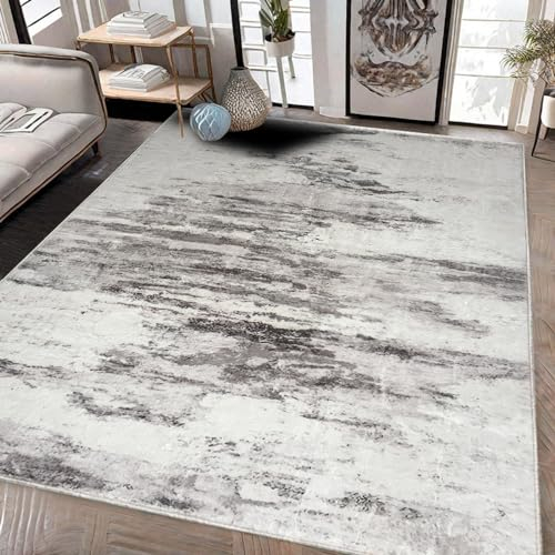 Safunion Teppich Wohnzimmer Großer Moderner Abstrakter Teppiche KurzFlor Weicher Carpet für Schlafzimmer