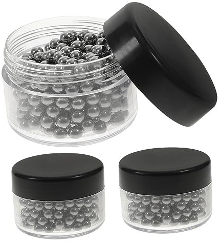 GLEAVI 900pcs Paint Mixing Ball Stainless Steel Whisk Stainless Steel Agitator Nail Polish Mixing Balls Nail Polish Agitator Nail Gel Polish Oil Paint Model Paint Agitator Balls Pigment