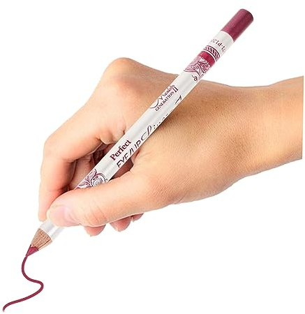 TOVINANNA 2 Stück 12 wasserfester Eyeliner-Stift lipliner lippenkonturenstift eye liner Blitzanzug Glitzer-Outfit Kosmetikstifte 12-farbiger Kajalstift wasserdicht einstellen Make-up-Stift