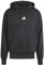 adidas Uomo Essentials FEELCOZY Fleece Hoodie, Black/White, M