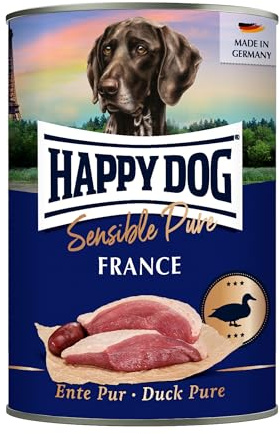 Happy Dog Sensible Pure France (Ente) M 18 x 400 g