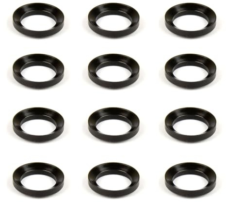 TACFUN Lot de 12 rondelles d'écrasement 1/2 x 28 filetage en acier pour .223 5.56 22LR 9 mm