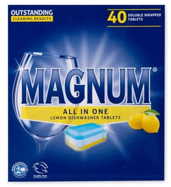 Ark future Magnum Triple Chamber Dishwasher Tablets - Original 37 Pack (Lemon Tablets 40 Pac)