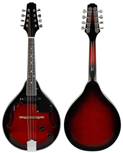 Anfänger Mandoline-Instrument Musikinstrument Elektrische Mandoline Achtsaitige Mandoline Elektrische Mandoline Gitarrenset(Mandolin)
