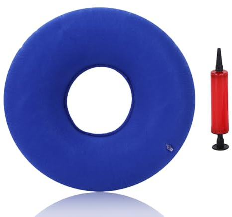 Sitzring Nach Op, 40cm Hämorrhoiden Sitzkissen, Orthopädisch mit Pumpe | Orthopädisches Sitzkissen mit Pumpe, für Hämorrhoiden, Zysten, Entzündungen, atmungsaktiv, langlebig, waschbar
