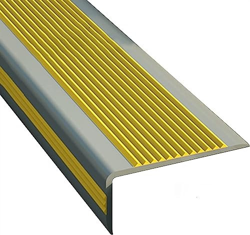 Floor Transition Strip, Door Threshold Strip, Durable Edge Trim Decoration Bar For Indoor Outdoor Front Door, Cuttable Floors Covering Strips(Yellow)