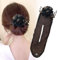 Feliciay Flower Hair Bun Roller, Fast and Easy Lazy Hair Curler,Twist Hairstyle Dutt Haarschmuck,Fauler Lockenwickler Haarknoten Maker Haarknotenmacher for Women and Girls (Schwarz)