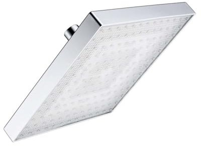 Soffione doccia a LED con temperatura che reattiva la luce ad alta efficienza energetica Soffione doccia a LED da 20,3 cm montato a soffitto