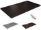 VAROBATH | Plato de ducha de resina STYLE - Resina con relleno mineral y textura pizarra antideslizante C3 - Incluye válvula de desagüe y rejilla oculta (NEGRO RAL9005, 80X120)