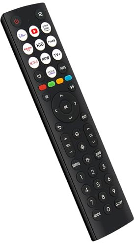 VINABTY Replacement Voice Remote Control Applicable For Hisense 4K Smart TV 43A7NQTUK 50E6NTUK 43E6NTUK 55E6NTUK 65E6NTUK 50A7NQTUK 55A7NQTUK 65A7NQTUK 43E77NQTU 50E77NQTUK 75E7NQTUK 75U6NQTUK