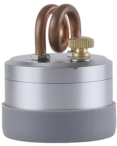 Csafyrt Alkoholherd 2,4x2,8 Zoll 50 ml Mini -Alkoholherd mit Nonslip Pad Tragbarer Metallbrenner zum Camping -Rucksackwanderung