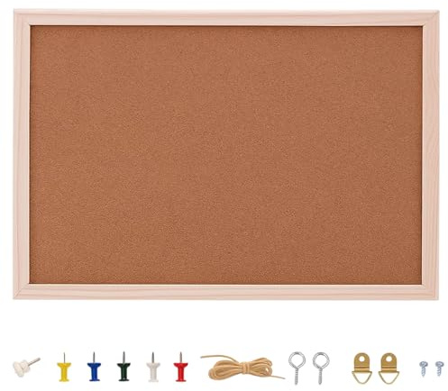 Pinnwand Klein, 20x30 cm, Ideal FüR BüRo, Schule, Schlafzimmer Und Zuhause, Hochwertige Korkwand Pinnwand Aus Der,praktische Pinwand zur Organisation von Notizen und Erinnerungen