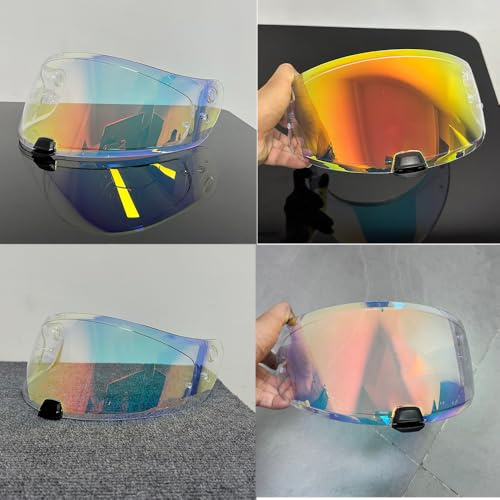 Helmet visor, For HJC C70 IS-17 FG-ST HJ-20M Helmet Visor Motorcycle Helmet Shield Accessories Replacement Dark Tint(Anti-fog Film)