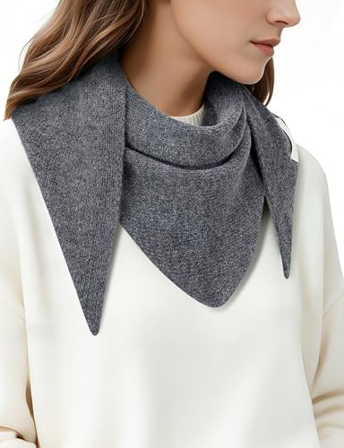 Becellen Dreieckstuch Damen, Wolle Dreieck Tuch Schal Herbst Thermo Halstuch Winter Wolle Warm Dreieckschal Damen