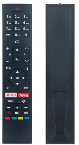 VINABTY Télécommande remplacée Convient pour Continental Edison Smart TV