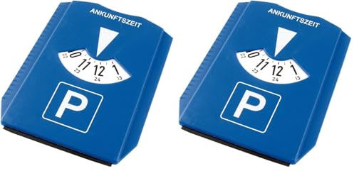 APA 30103 Parkscheibe, mit Eiskratzer, mit Einkaufschips (Packung mit 2)