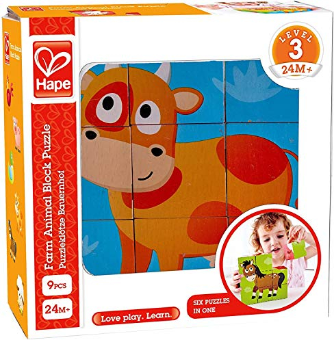 Hape E1618 Blockpuzzle Bauernhof