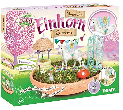 TOMY My Fairy Garden E72777DE Magischer Einhorn Garten (mit Samen), 4 Jahre to 99 Jahre, Single