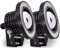 KaTur 2 stücke High Power 3,5Projektor Universelle Weiße Nebelscheinwerfer Weiß COB Halo Angel Eye Ringe DRL Fahrscheinwerferlampen