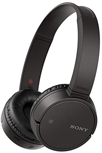 Sony WH-CH500, Cuffie Wireless Bluetooth NFC con Durata della Batteria di 20 Ore, Nero