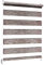 Sonnenschutz-HH - Doppelrollo Klemmfix ohne bohren Duo-Rollo Kettenzugrollo Seitenzugrollo AUSSENMAß Breite 80 x 150 cm Höhe - Leinen-Struktur grau