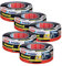 tesa extra Power Universal Gewebeband - Gewebeverstärktes Ductape zum Reparieren, Befestigen, Bündeln, Verstärken oder Abdichten (5er Pack // Schwarz)