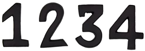 B2S BACK2SEASON Adventszahlen 1234 Kerzenpin schwarz Kerzenstecker 4 Stück Kranz Kerzendeko Advent 4er Set