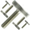 M3x8 mm (10 Stück) Rändelschrauben M3 niedr. Form - Edelstahl VA A1 - rostfrei - DIN 653 | AGBERG